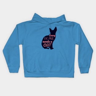 Every Home Needs A Cat Kids Hoodie